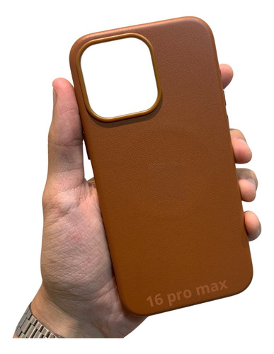 Capa Capinha Couro Magsafe Para iPhone 16 16 Pro 16 Pro Max