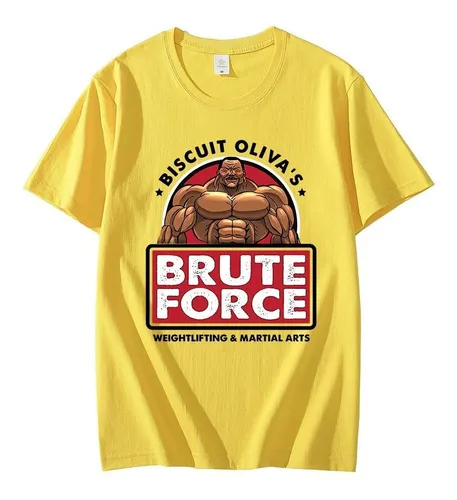 Biscuit Oliva Brute Force Nuevas Poleras Grappler Baki Han