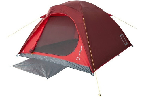 Carpa 6 Personas Fresno National Geographic Color Rojo