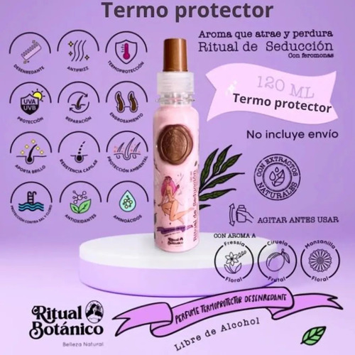 Termo Protector Ritual Botánico El Original Con Feromonas 