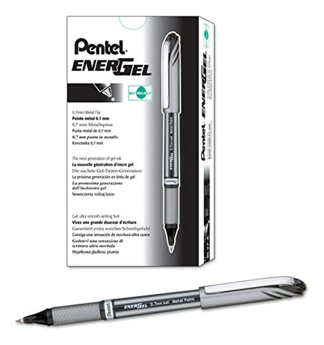 Bolígrafos De Gel Líquido Pentel® Energel Nv, Punta Mediana