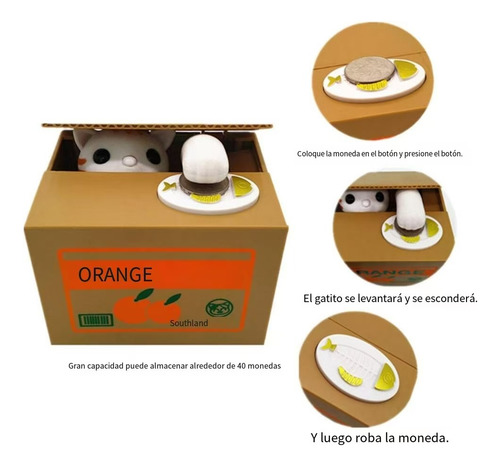 Campanilla Hucha Robo Monedas Sonido Electrónico Regalo
