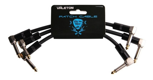 Cables Patcheo Parcheo De Guitarrra 15cm (3pzs) - Valeton