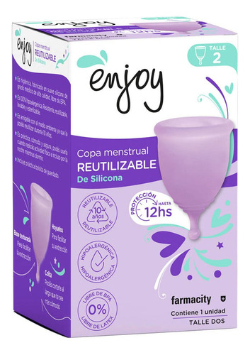 Copa Menstrual Enjoy Talle 2