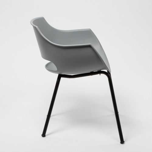 Imagen 3 de 6 de Silla De Comedor Frida Base Negra