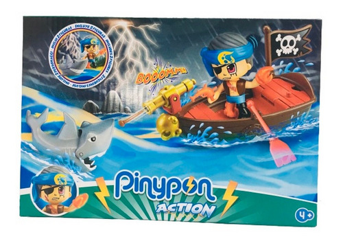 Pinypon Action Bote Pirata Figuria Y Acces Ar1 15587 Ellobo