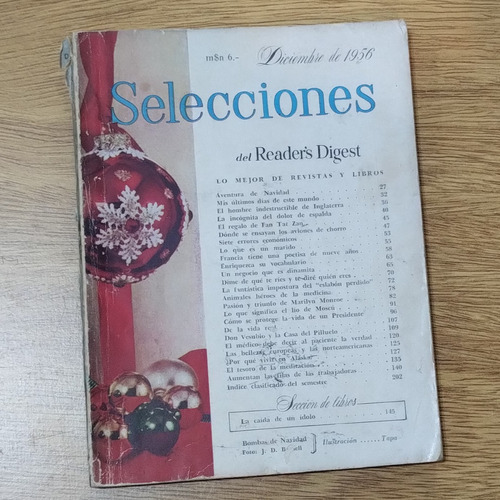 Revista Selecciones Del Reader's Digest Diciembre 1955 N°181