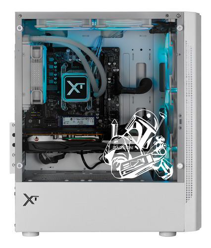 Xtreme Pc Gaming Amd Radeon Rx 7600 Ryzen 7 5700g 32gb Ssd 1tb Sistema Liquido Wifi Mandalorian Green
