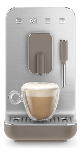 Smeg Cafetera Totalmente Automtica Con Vapor Gris Pardo