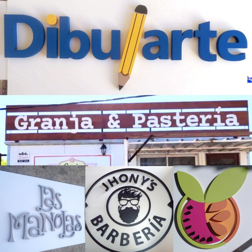 Imagen 10 de 10 de Letras Corporeos Corporeas Carteleria Letras Volumen Negocio