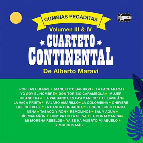 Cuarteto Continental - Cumbias Pegaditas Vol Iii & Iv / Cd