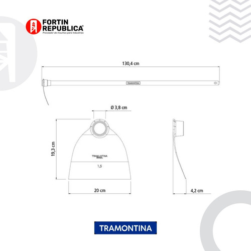 Azada 1.5 Mango De Madera 130 Cm Tramontina 77206654