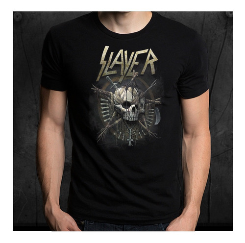 Remera Bandas Rock Slayer Arte Alternativo