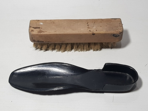 Imagen 2 de 5 de Antigua Publicidad Zapato Calzador Hvs + Cepillo Mag 58470