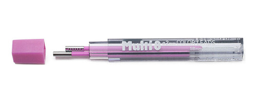 Mina Grafite 2.0mm Rosa Pink 5,8cm Com 2 Pentel
