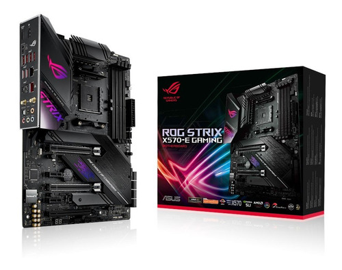 Mb Asus Rog Strix X570-e Gaming Am4 128gb Rgb Ryzen 9/7/5/3