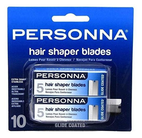 Personna Hair Shaper Blades, 10 Ea, 10count