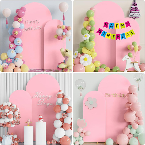 Wokceer Juego De 2 Fundas De Arco De Boda (6.6 Pies, 5 Paste
