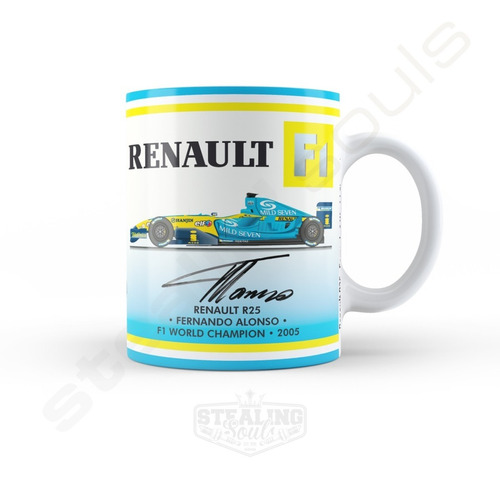 Taza | Fernand Alonso | Renault R25 | F1 World Champion 2005