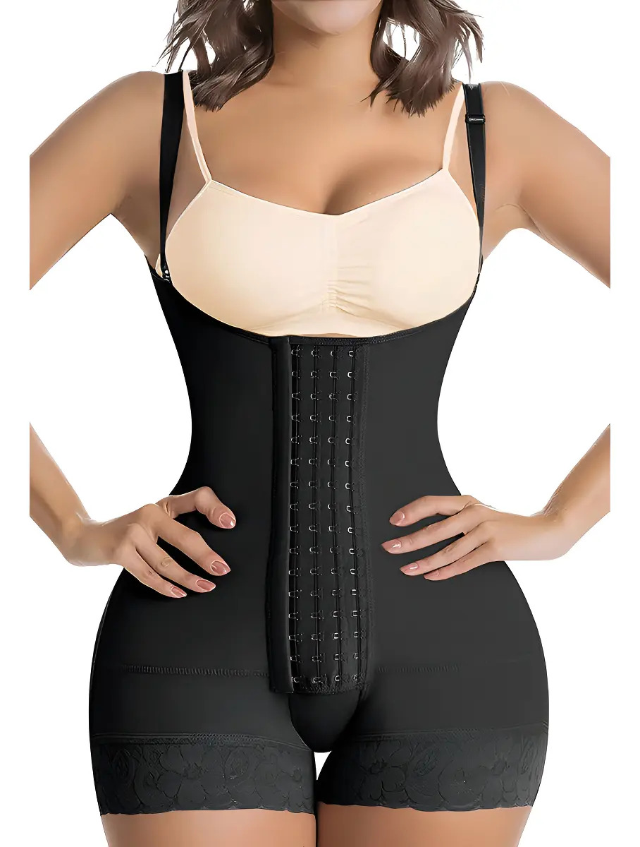 Fajas Reductoras Postparto Para Mujer Colombiana Color Negro Talla Xl