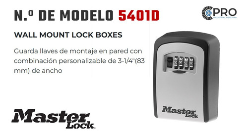 Caja De Combinacion Para Llaves 5401d P