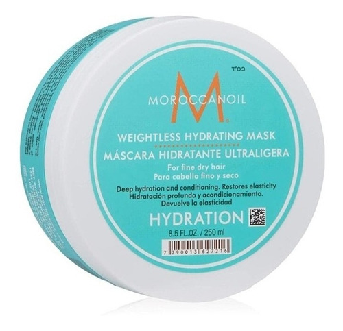 Máscara Hidratante Ultraligera Moroccanoil 250ml Hydration 