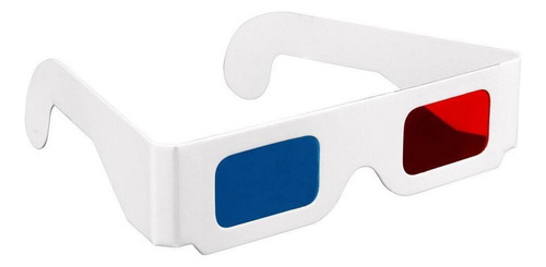 General Gafas De Cartón Anaglifo En 3d Rojo Y Cian Para