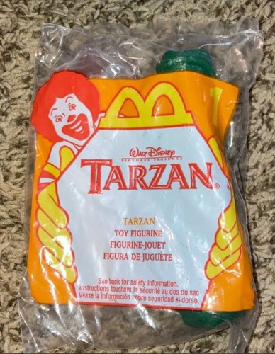 Tarzan Disney 4 Figuras Happy Meal Terk Clayton Jane Tantor