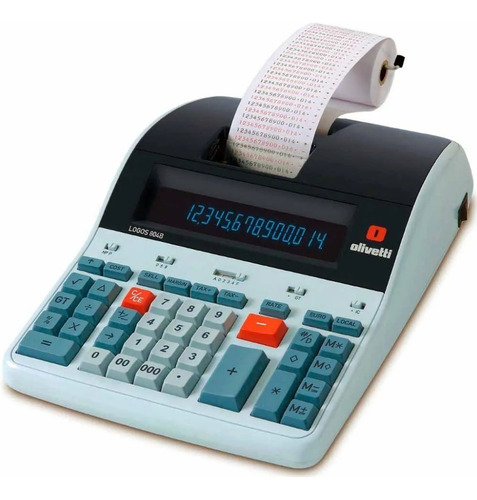 Calculadora De Mesa Olivetti Logos 804b De Dígitos 14 Cor Branco/preto