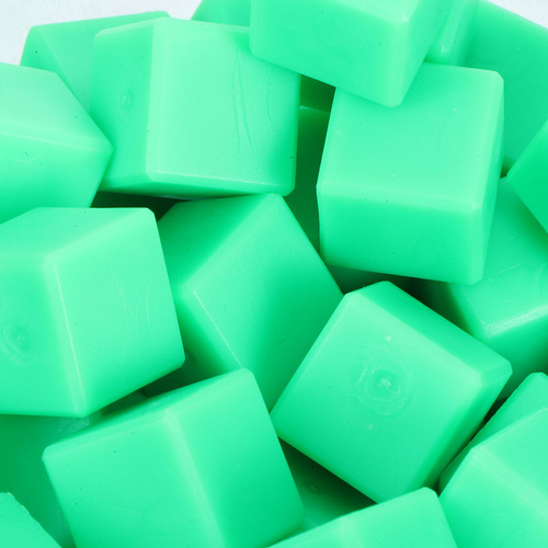 Juguetes De Plástico Con Forma De Cubo Geométrico De 200 Pie