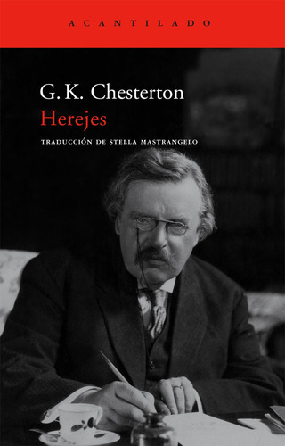 Libro Herejes. Gilbert Keith Chesterton. Acantilado