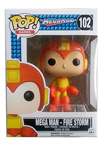 Pop Juegos De Mega Man Tormenta De Fuego Exclusiva Variante 