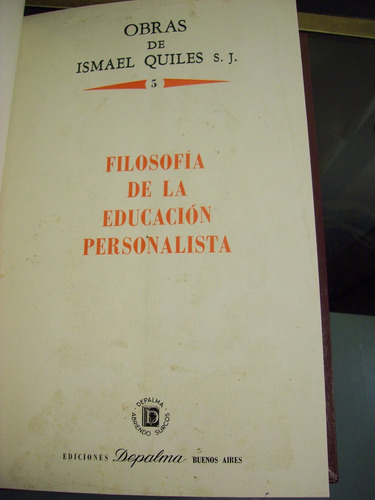 Adp Filosofia De La Educacion Personalista  Filosofia Y Vida