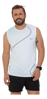 Camiseta Regata Masculina Trup Sea Estampada Algodão Premium