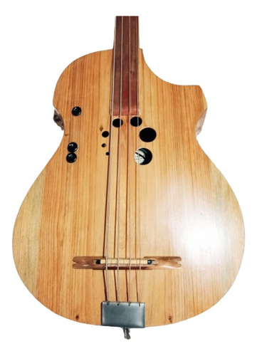 Bajo Electroacústico Fretless Artesanal