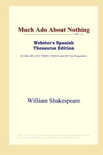 Libro: Much Ado About Nothing (webster S Spanish Thesaurus E