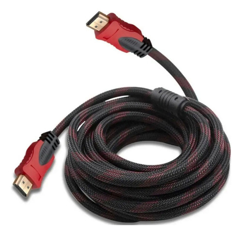 Cable Hdmi A Hdmi 10 Metros Con Filtro Y Mallado Full Hd 