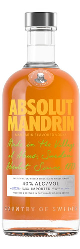 Paquete De 3 Vodka Absolut Mandarin 750 Ml