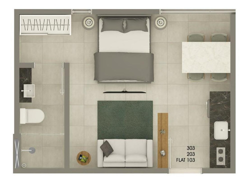 Imagem 27 de 30 de Flat À Venda, 22 M² Por R$ 215.460,00 - Jardim Oceania - João Pessoa/pb - Fl0015