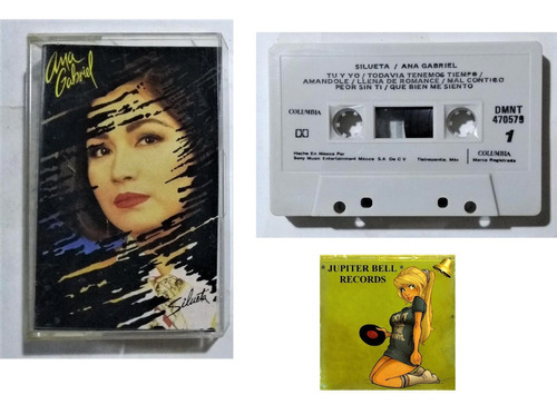 Ana Gabriel Silueta Kct Cassette 1992 De Coleccion