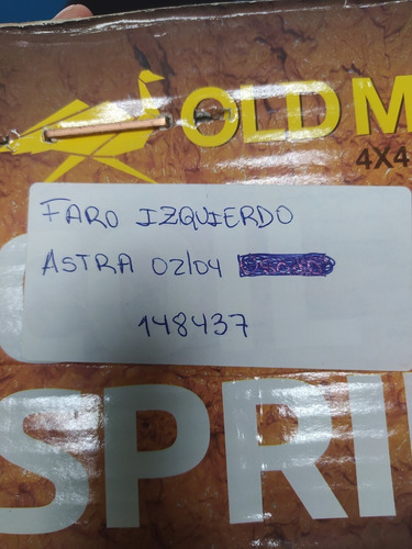 Faro Astra 2002-2004 Delantero Izquierdo Original 148437