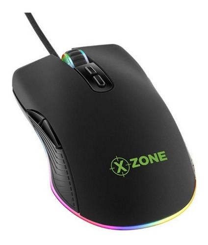 Mouse Gamer 16400dpi Com 7 Botões E Led Rgb Gmf-02 Xzone Cor Preto