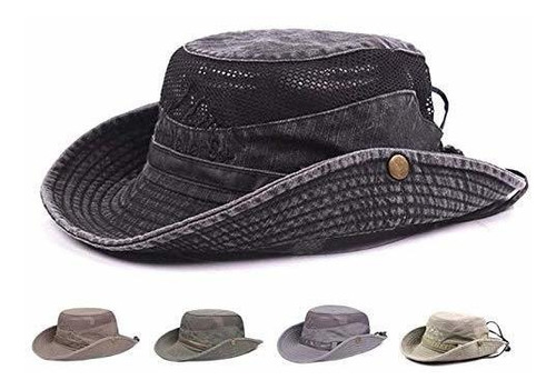 Sombrero Para Sol Unisex Obling Negro 