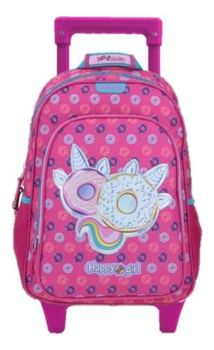 Mochila Happy Girl Primaria Con Carro Vs1695