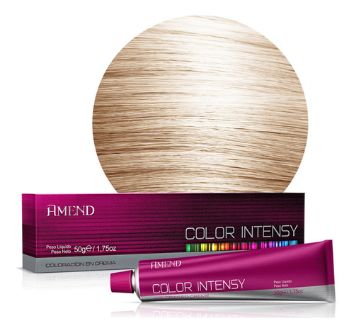 Coloração 10.0 Louro Claríssimo Amend Color Intensy 50g Tom 10.0 loiro claríssimo