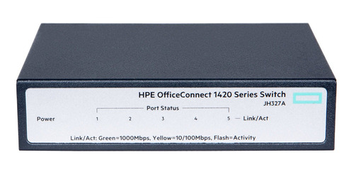 Switch Hp Aruba 1420 5 Puertos Giga Ethernet Jh327a