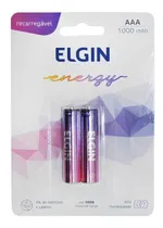 Comprar Pilha Elgin Aaa Recarregável 1000 Mah