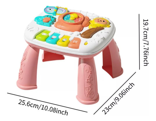 Mesa De Aprendizaje Musical Didáctico Interactivo Para Bebés