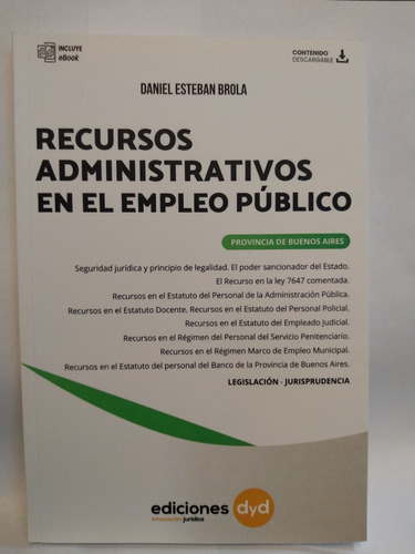 Recursos Administrativos En Empleo Público - Brola D. - Dyd