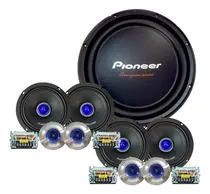 Comprar Subwoofer 12 PuLG Pioneer+ 2 Sets De Medios 6.5 Audiolabs
